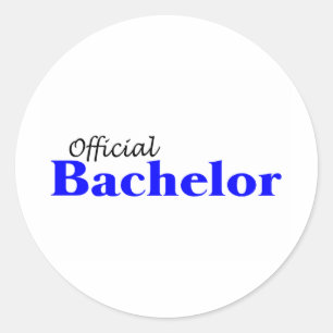 Official Bachelor Classic Round Sticker