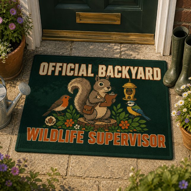 Official Backyard Wildlife Supervisor Doormat (Creator Uploaded)
