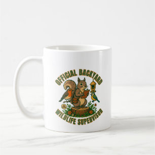 Official Backyard Wildlife Supervisor Funny Mug