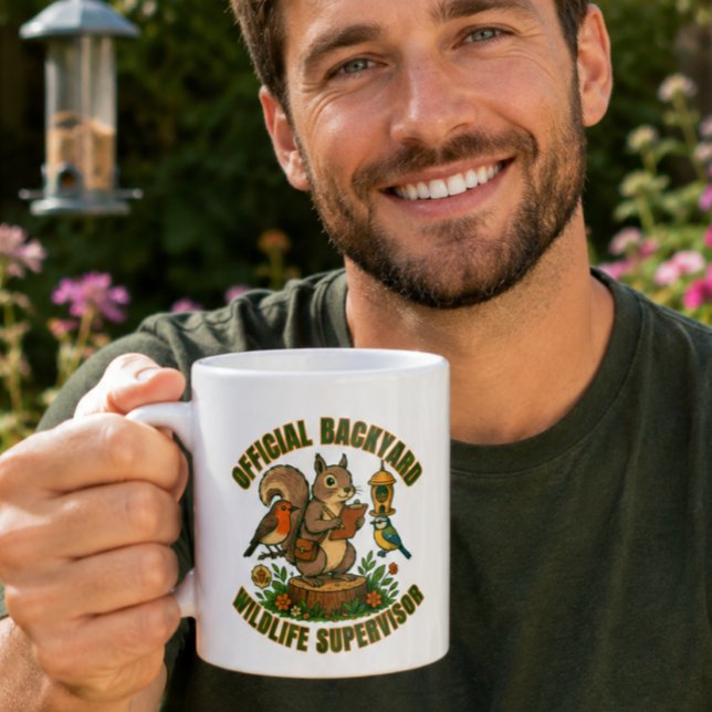 Official Backyard Wildlife Supervisor Funny Mug (Creator Uploaded)