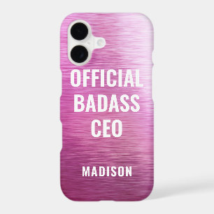 Official Badass CEO Chic Metallic Purple Name