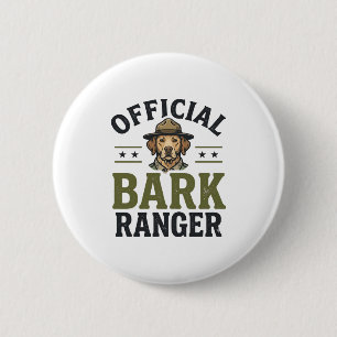 Official Bark Ranger Dog Vintage Graphic_1 6 Cm Round Badge