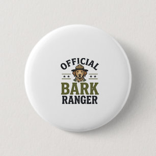 Official Bark Ranger Dog Vintage Graphic_1 6 Cm Round Badge