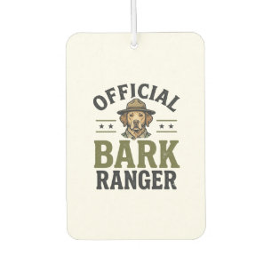 Official Bark Ranger Dog Vintage Graphic_1 Car Air Freshener