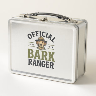 Official Bark Ranger Dog Vintage Graphic_1 Metal Lunch Box