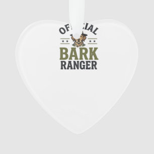 Official Bark Ranger Dog Vintage Graphic_1 Ornament