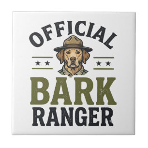Official Bark Ranger Dog Vintage Graphic_1 Tile