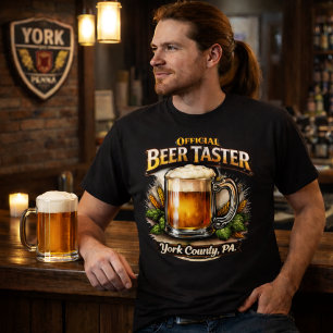 Official Beer Taster York County PA T-Shirt