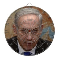 official benjamin netanyahu dartboard