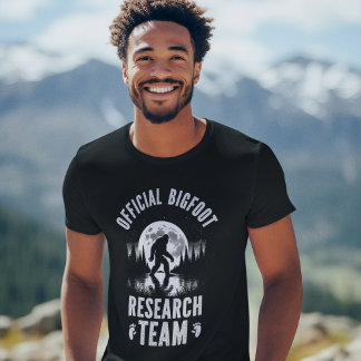 Official Bigfoot Research Team - Forest Landscape T-Shirt