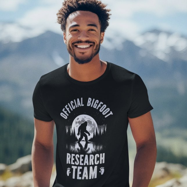 Official Bigfoot Research Team - Forest Landscape T-Shirt (Creator Uploaded)