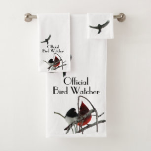 Official Bird Watcher Bath Towel Set