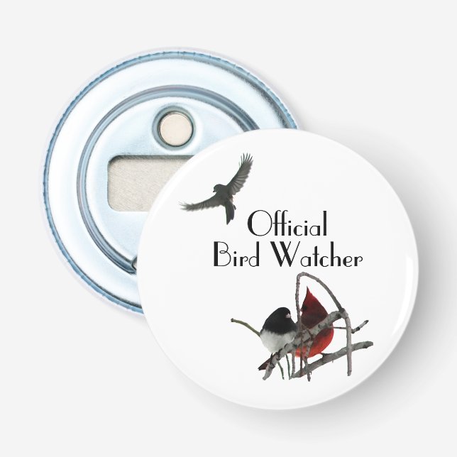 Official Bird Watcher Bottle Opener (Front)