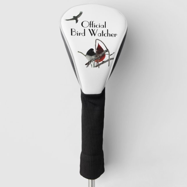 Official Bird Watcher Golf Head Cover (Front)