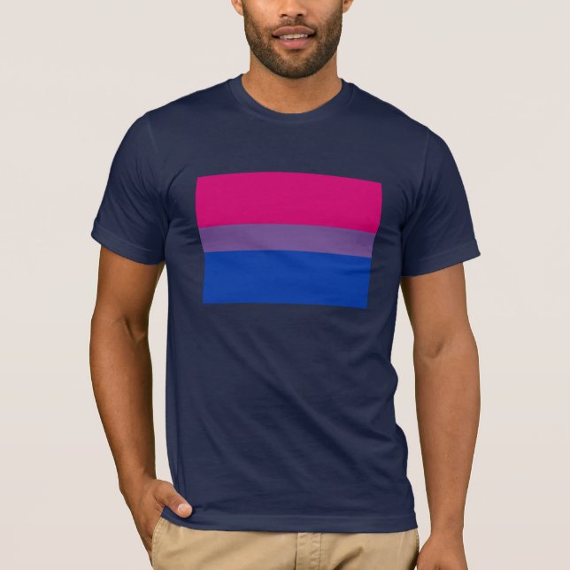OFFICIAL BISEXUAL PRIDE FLAG T-Shirt (Front)