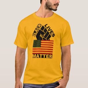Official Black Lives Matter USA Flag collection 1 T-Shirt