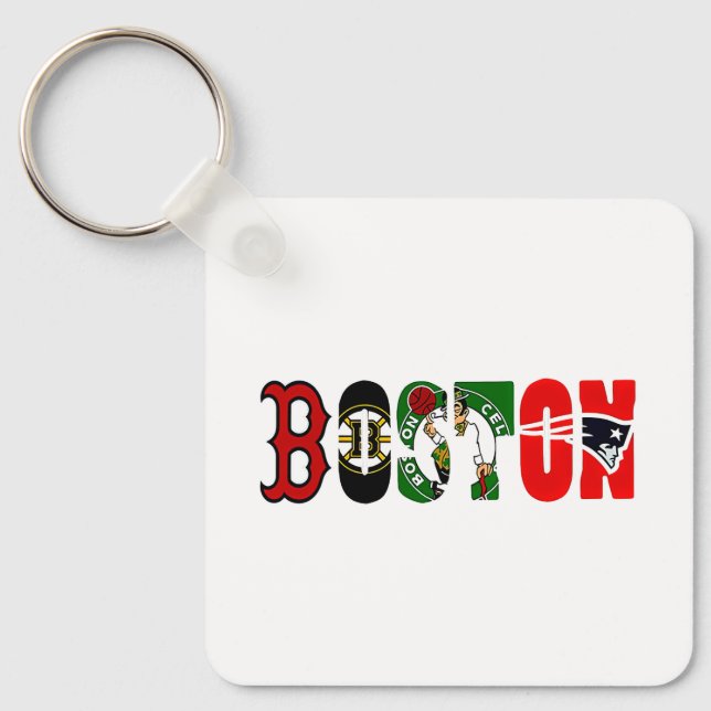Official Boston Sport Teams Key Ring (Front)