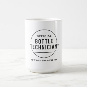 Official Bottle Technician New Dad Survival Kit Coffee Mug