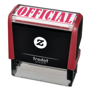 Official Business Office Framed Simple Word Self-inking Stamp