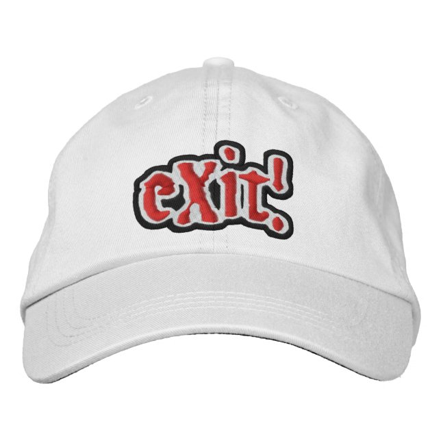 Official (c) eXit! Cap in WHITE! (Front)
