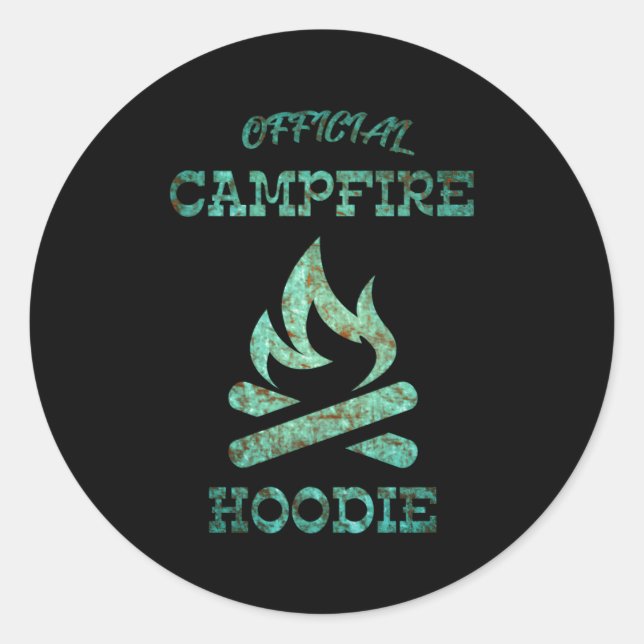 Official Campfire Classic Round Sticker (Front)