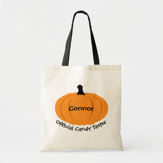 Official Candy Taster Custom Trick or Treat Candy Tote Bag