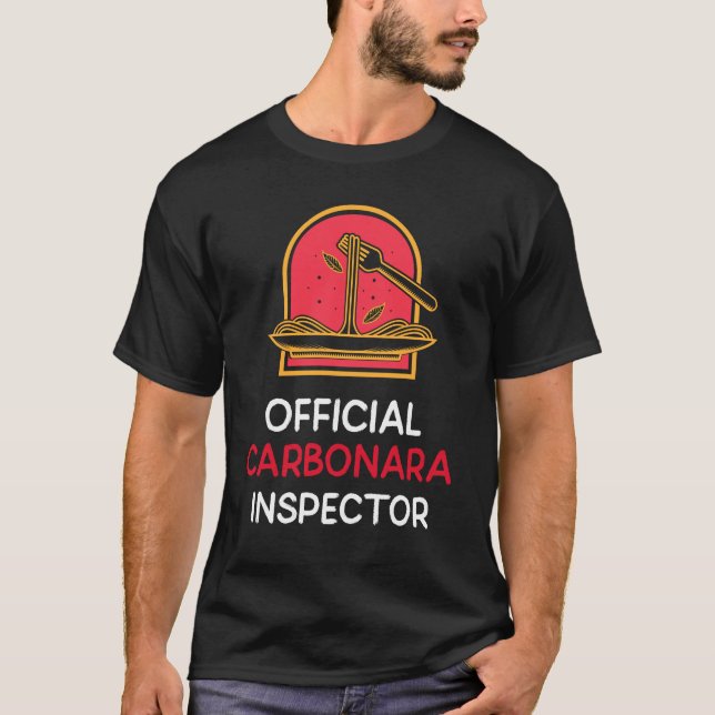 Official Carbonara Inspector T-Shirt (Front)