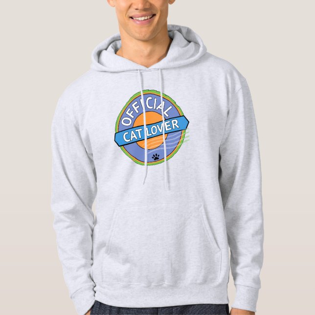 Official Cat Lover Hoodie (Front)
