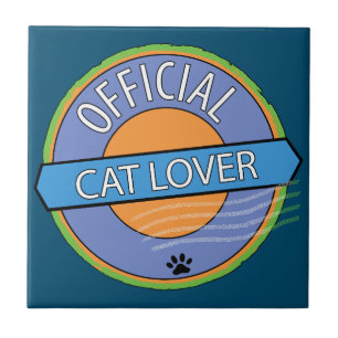 Official Cat Lover Tile
