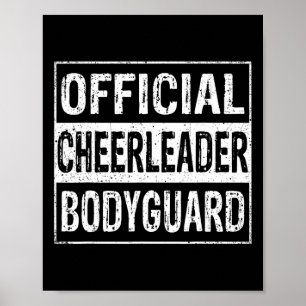 Official Cheerleader Bodyguard Cheerleading Mm Poster