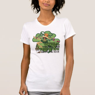 Official Cheerleader Irish Olympic Drinking Team T-Shirt