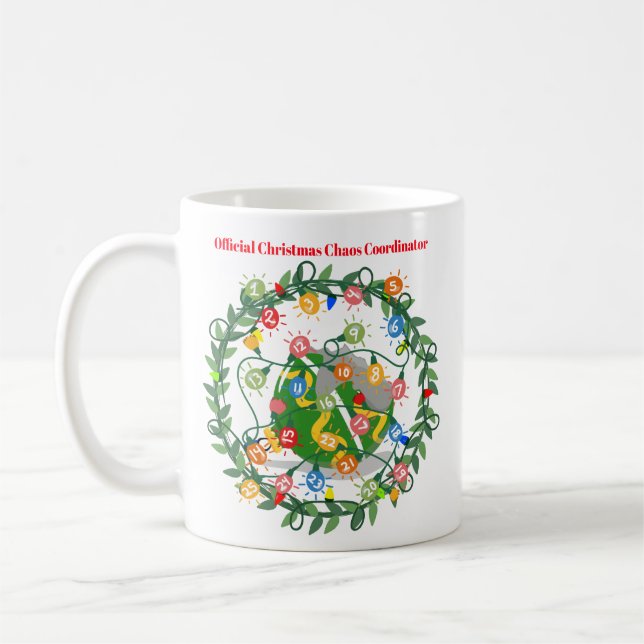 Official Christmas Chaos Coordinator Coffee Mug (Left)