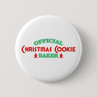Official Christmas Cookie Baker 6 Cm Round Badge