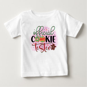 Official Christmas Cookie Tester Baby T-Shirt