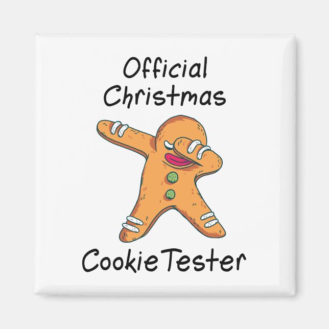 Official Christmas cookie tester Magnet (Front)