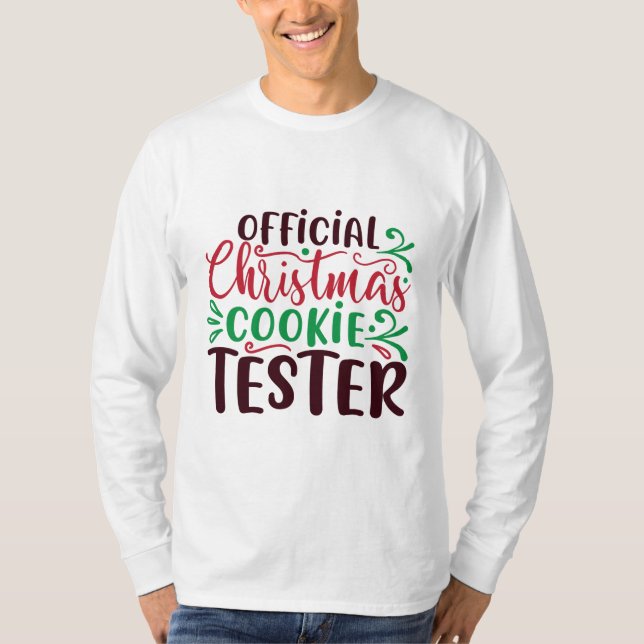 Official Christmas cookie tester T-Shirt (Front)
