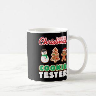 Official Christmas Cookie Tester T Xmas Cute Toddl Coffee Mug