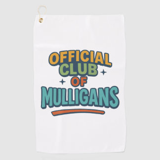 Official Club of Mulligans Golf Towel
