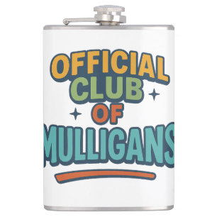 Official Club of Mulligans Hip Flask