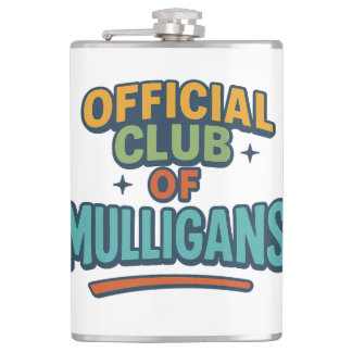 Official Club of Mulligans Hip Flask