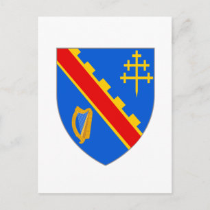 Official Coat Arms Armagh Heraldry Symbol Ireland Postcard