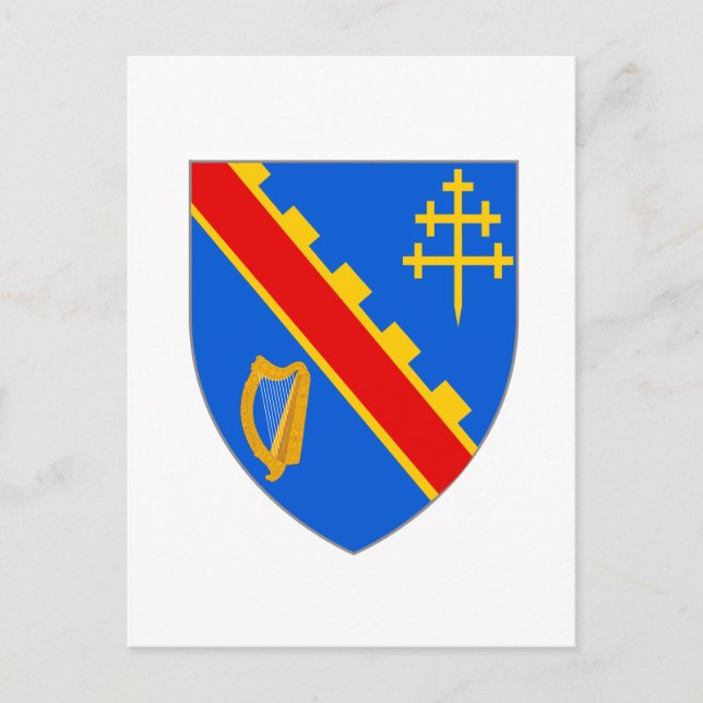 Official Coat Arms Armagh Heraldry Symbol Ireland Postcard (Front)