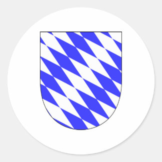 Official Coat of Arms Bavaria Germany Symbol Classic Round Sticker