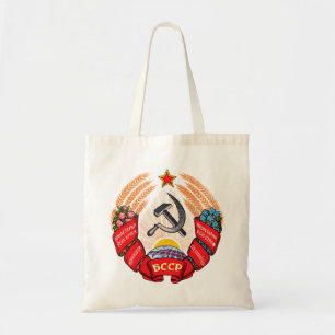 Official Coat of arms of Belarus Heraldry Symbol Tote Bag