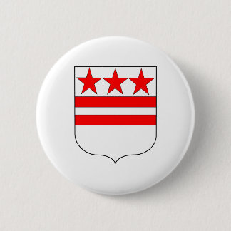 Official Coat of Arms of George Washington Family 6 Cm Round Badge