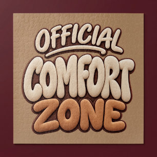 Official Comfort Zone Funny Jigsaw Puzzle