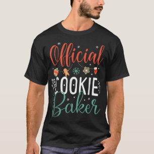 Official Cookie Baker Christmas Couples T-Shirt