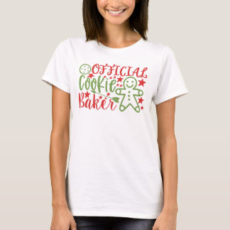 Official Cookie Baker Christmas Women's T-Shirt