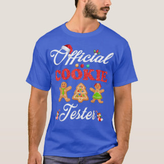 Official Cookie Tester Christmas Baking Team Holid T-Shirt