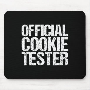 Official Cookie Tester Christmas King Mouse Mat